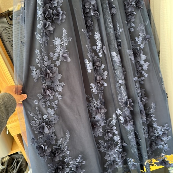 Navy Trixxi Prom Dress - Picture 2 of 3